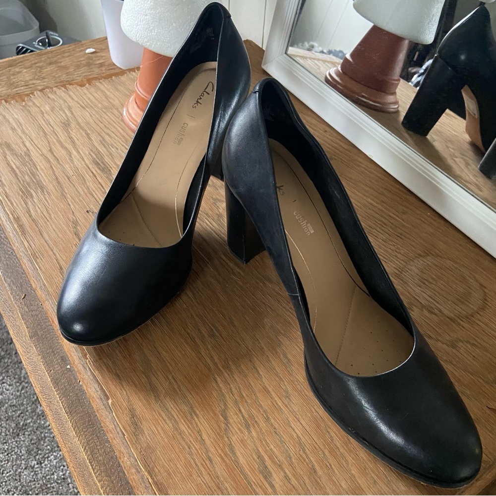 Clarks Kaylin Cara chunky heels 10